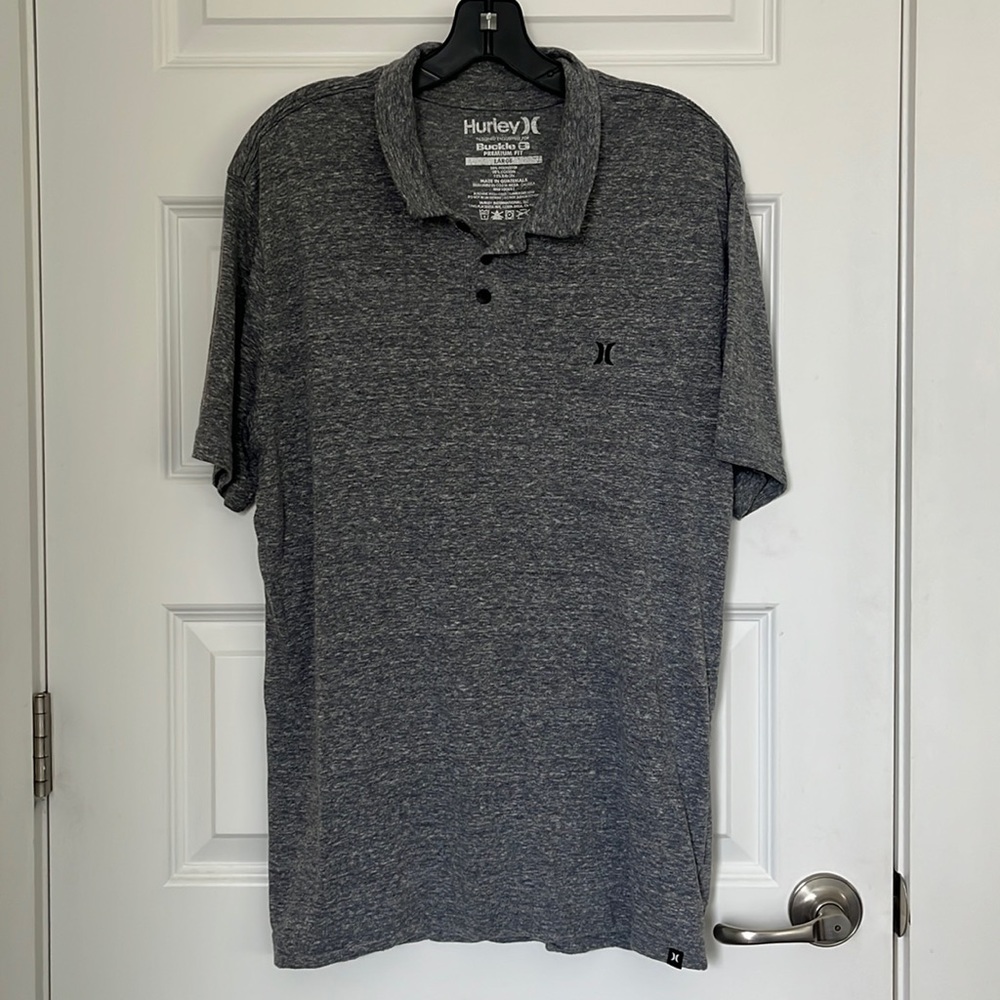 Hurley heathered polo